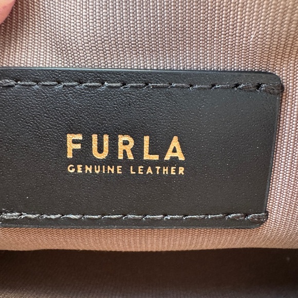 Furla Brown and Black Wristlet Clutch - Picture 6 of 6